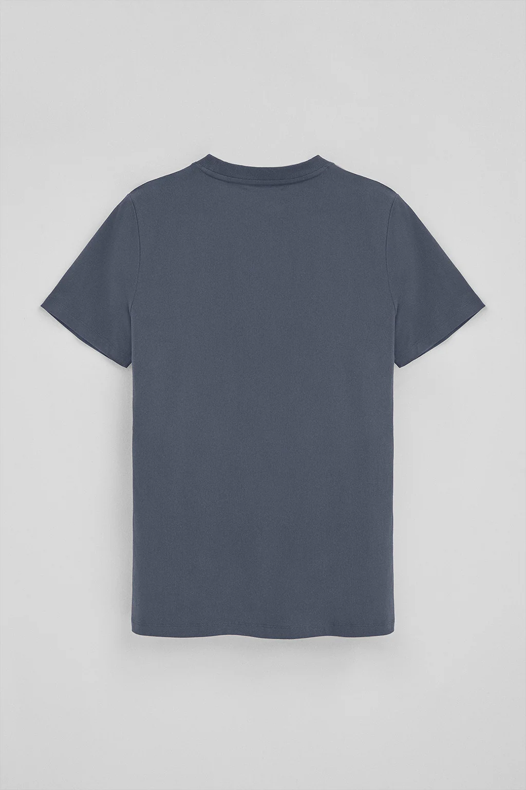 Denim-blue round-neck T-shirt with Rigby Go embroidery - Image 7