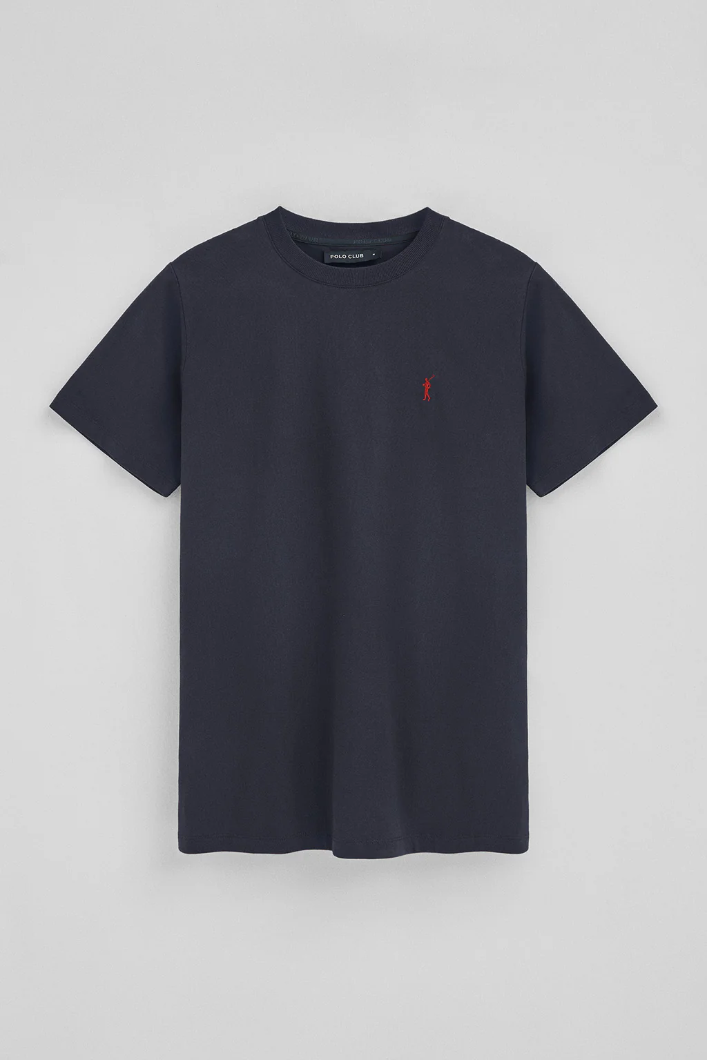 Navy-blue round-neck T-shirt with Rigby Go embroidery - Image 8