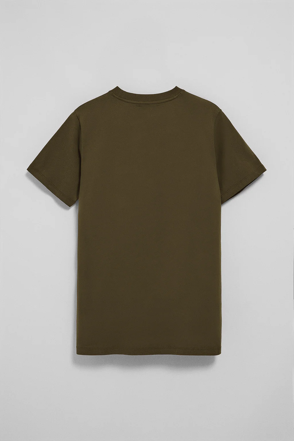 Khaki round-neck T-shirt with Rigby Go embroidery - Image 6