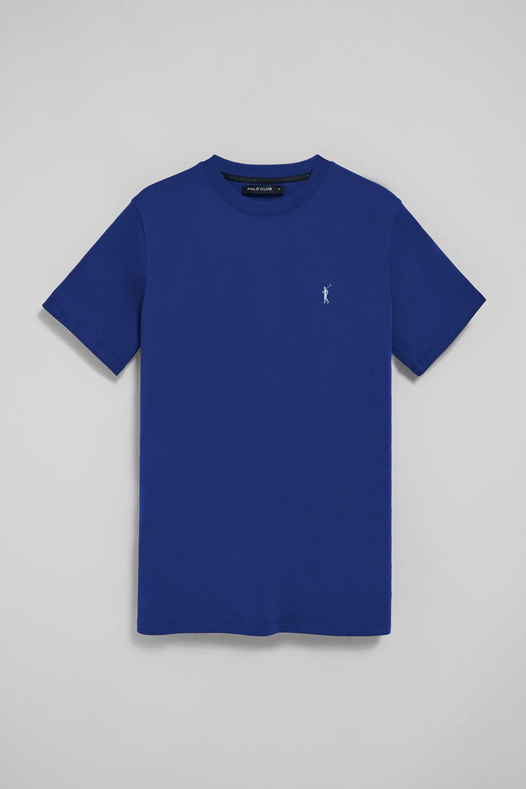 Royal-blue round-neck T-shirt with Rigby Go embroidery - Image 8