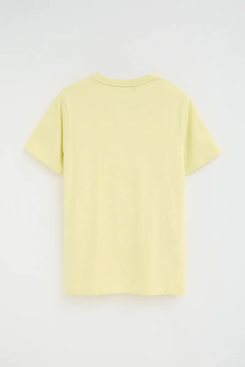 Light-yellow short-sleeve T-shirt with Rigby Go embroidery - Image 3