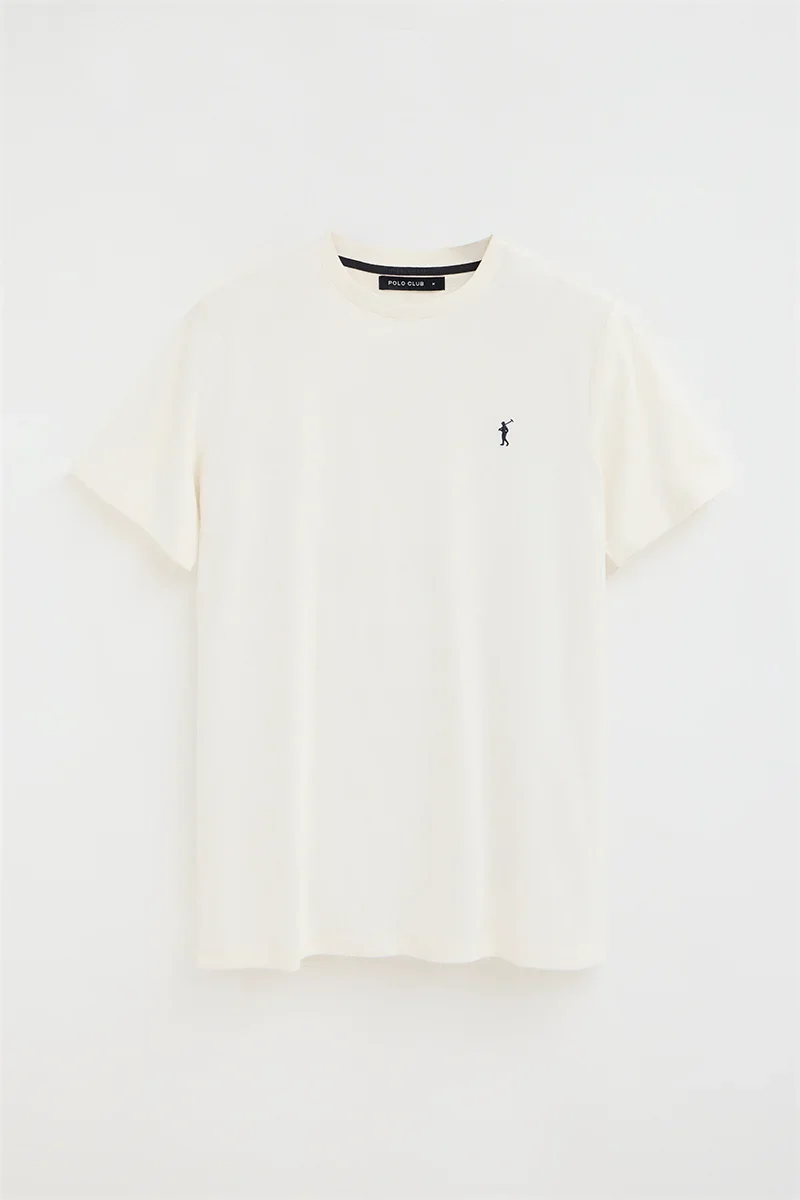 Nude short-sleeve T-shirt with Rigby Go embroidery - Image 6
