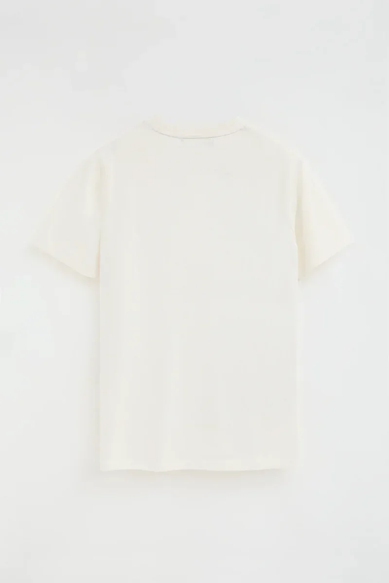 Nude short-sleeve T-shirt with Rigby Go embroidery - Image 8