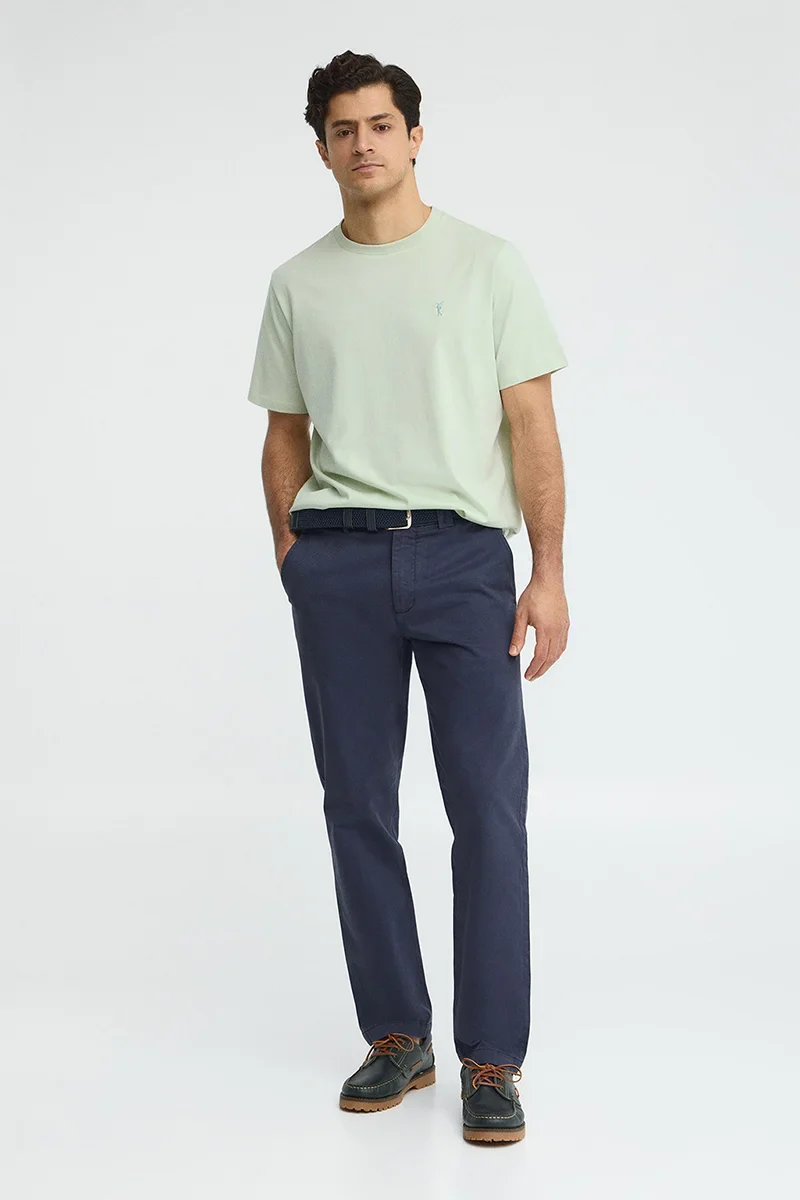 Pastel-turquoise short-sleeve T-shirt with Rigby Go embroidery - Image 4