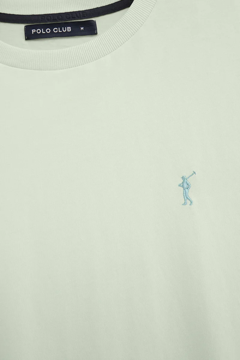 Pastel-turquoise short-sleeve T-shirt with Rigby Go embroidery - Image 7