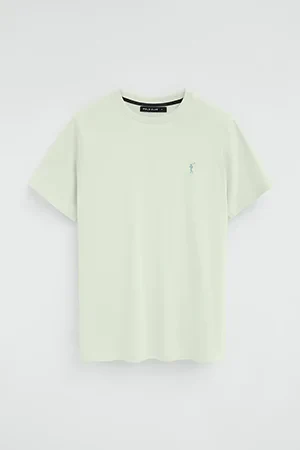 Pastel-turquoise short-sleeve T-shirt with Rigby Go embroidery - Image 9