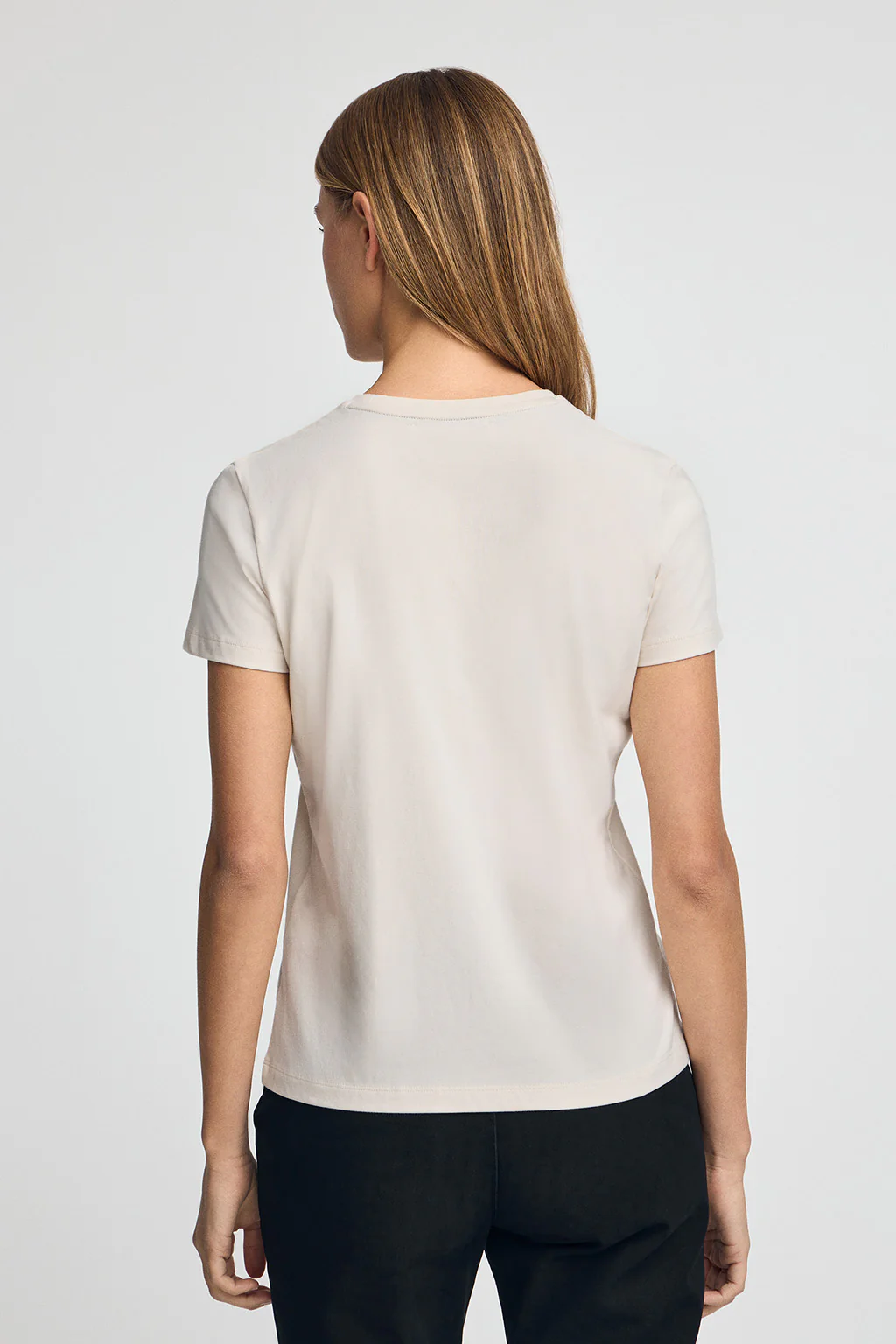 Nude T-shirt with Rigby Go Gold logo - Image 4