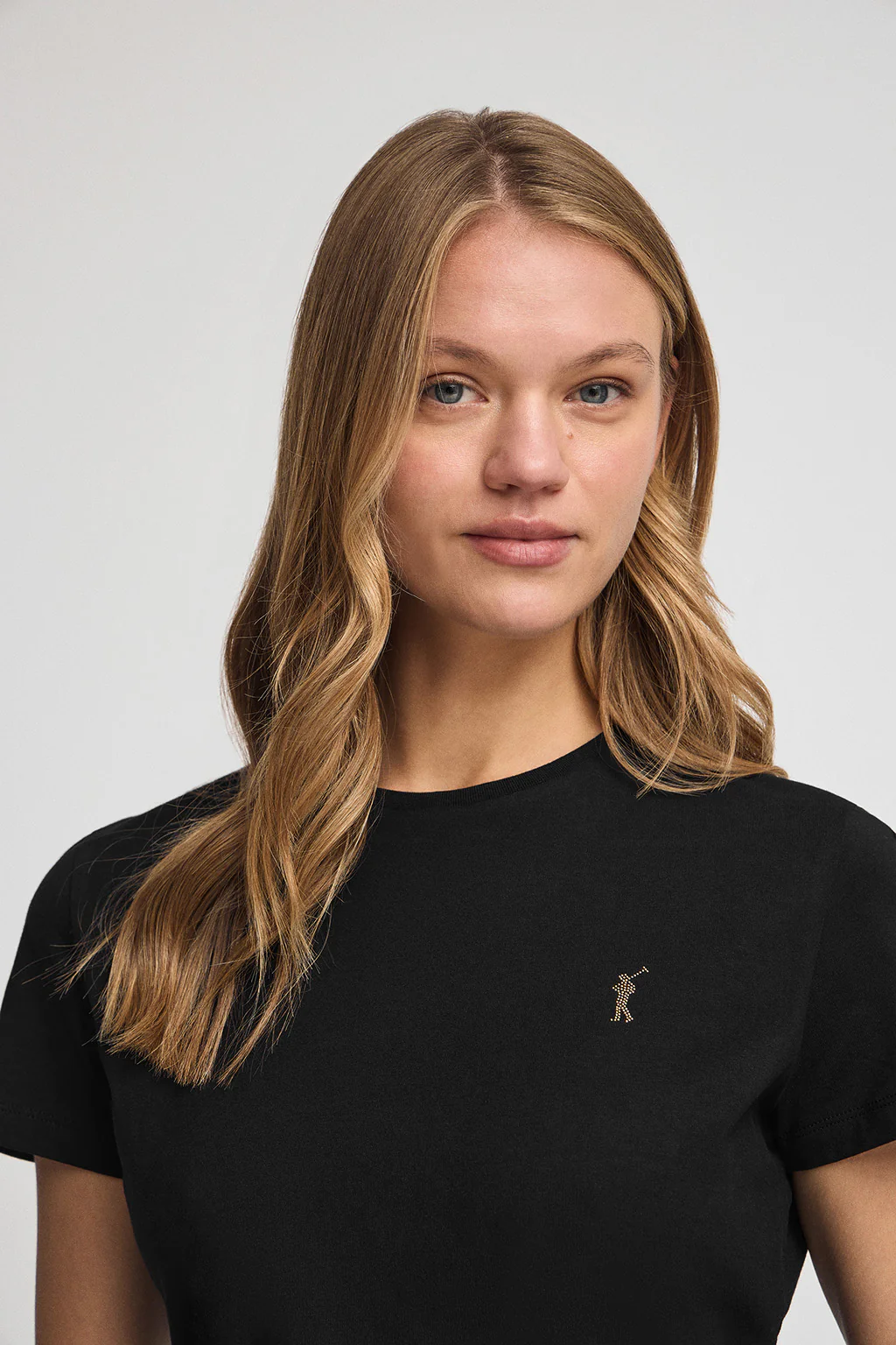Black T-shirt with Rigby Go Gold logo - Image 2