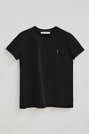 Black T-shirt with Rigby Go Gold logo - Image 8
