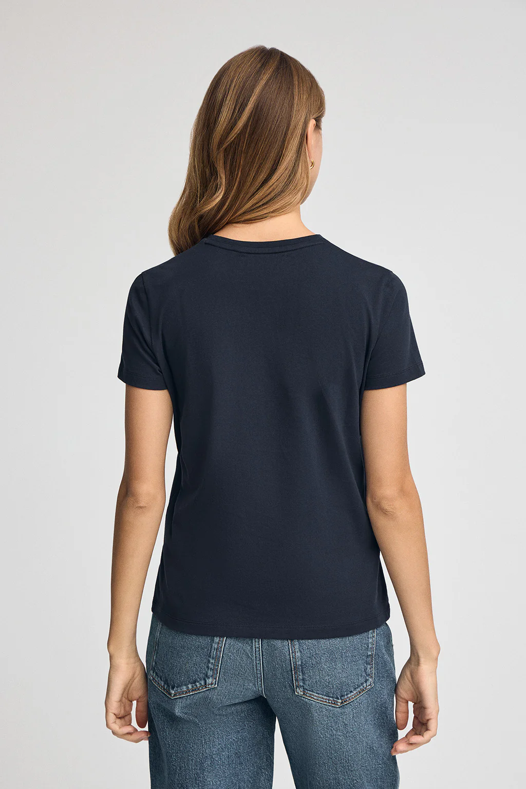 Navy-blue T-shirt with Rigby Go Gold logo - Image 4