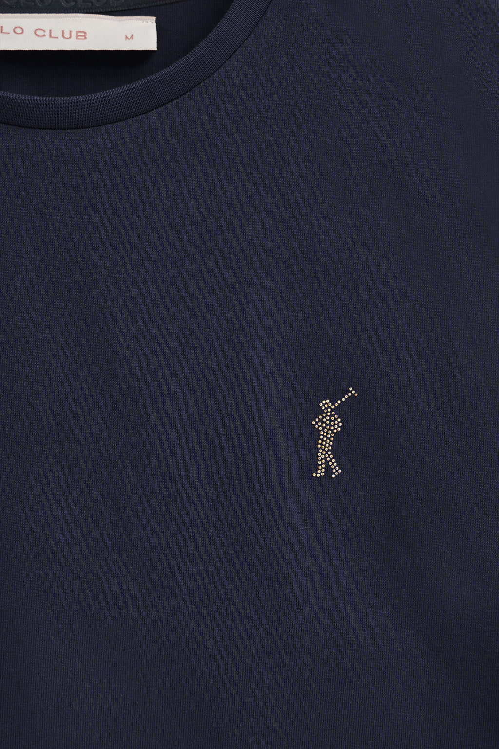 Navy-blue T-shirt with Rigby Go Gold logo - Image 6