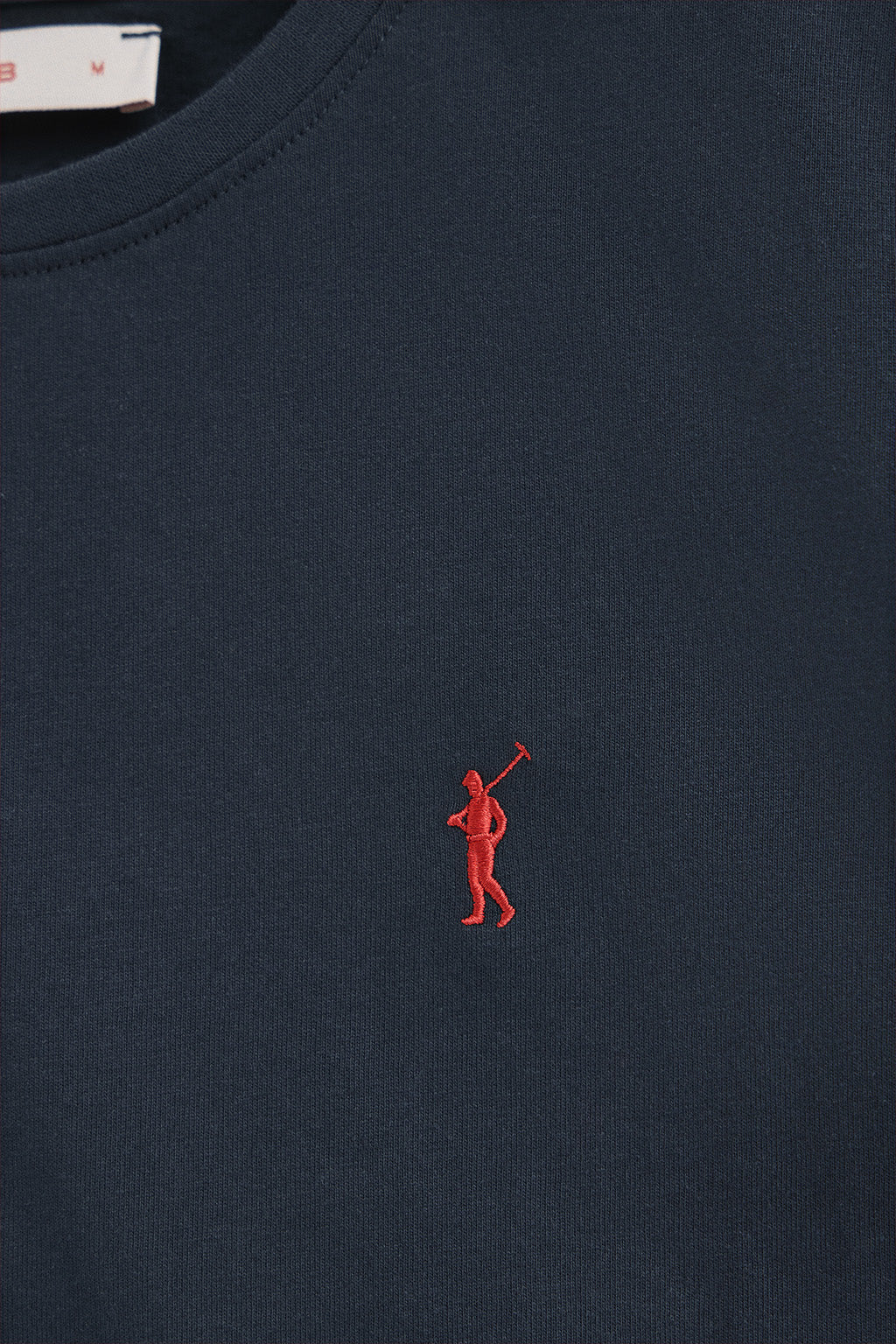 Navy-blue short-sleeve T-shirt with Rigby Go embroidery - Image 6