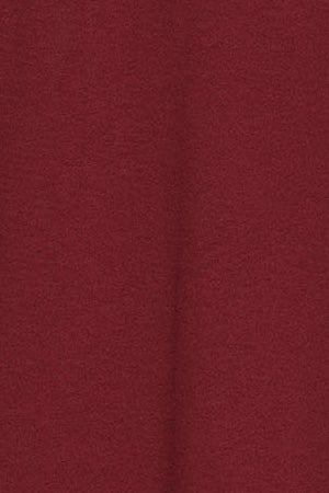 Maroon V-neck T-shirt with Rigby Go embroidered logo - Image 6