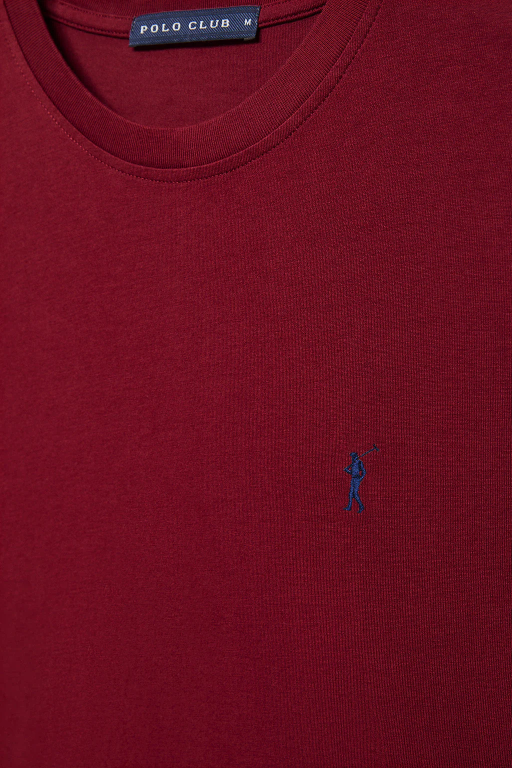 Maroon long-sleeve basic T-shirt with Rigby Go logo - Image 6