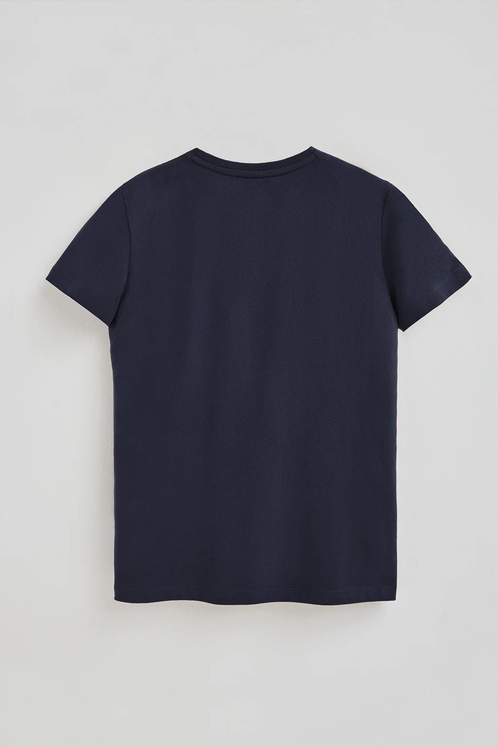 Navy-blue V-neck T-shirt with Rigby Go Gold logo - Image 7