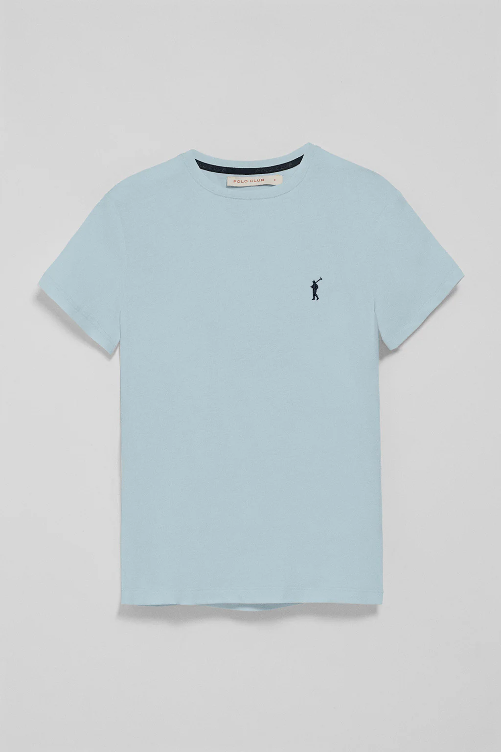 Light-blue round-neck T-shirt with Rigby Go embroidery - Image 8