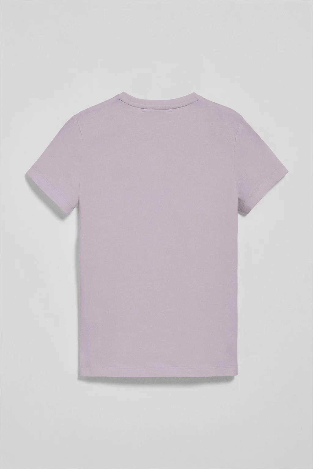 Lavender round-neck T-shirt with Rigby Go embroidery - Image 6