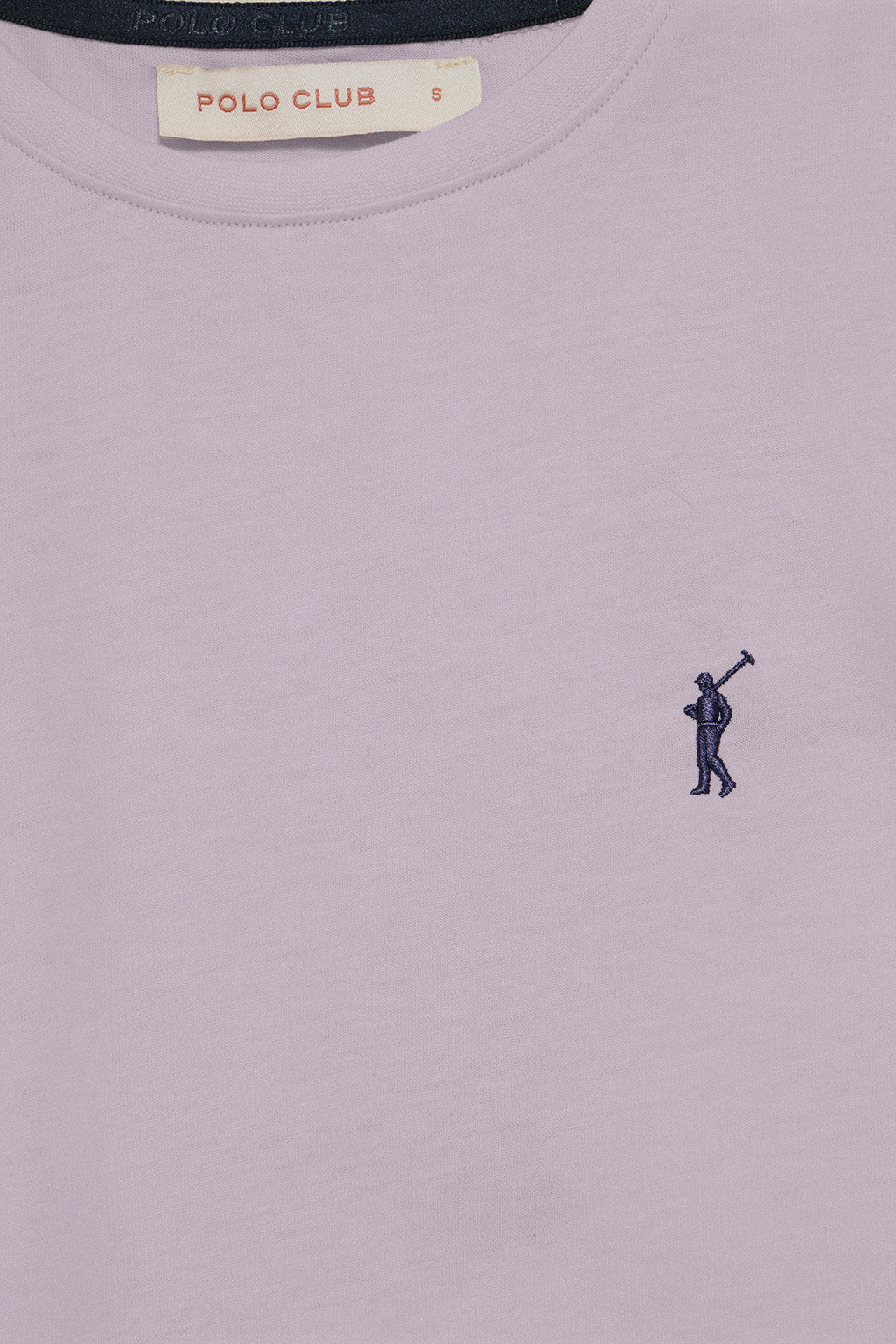Lavender round-neck T-shirt with Rigby Go embroidery - Image 7