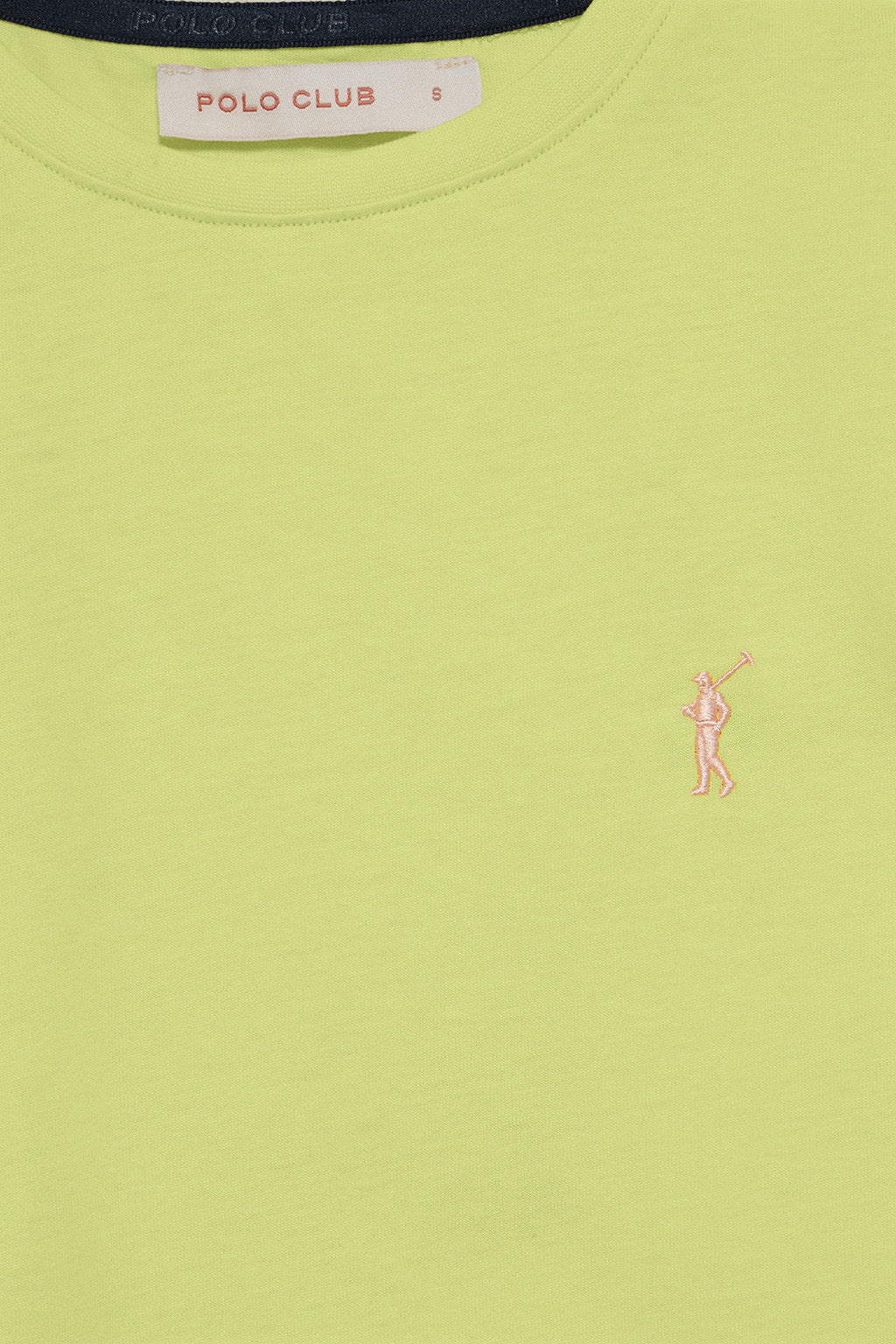 Lime-green round-neck T-shirt with Rigby Go embroidery - Image 7