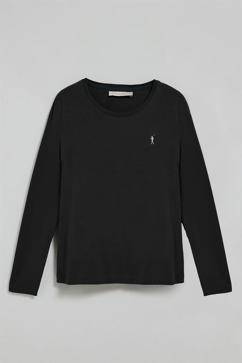 Black long-sleeve T-shirt with Rigby Go logo - Image 5