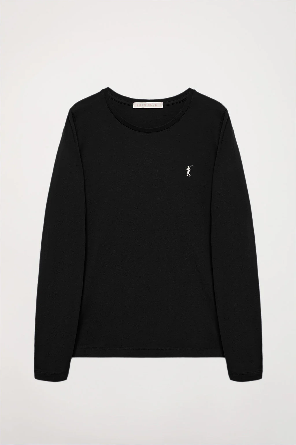Black long-sleeve T-shirt with Rigby Go logo - Image 8