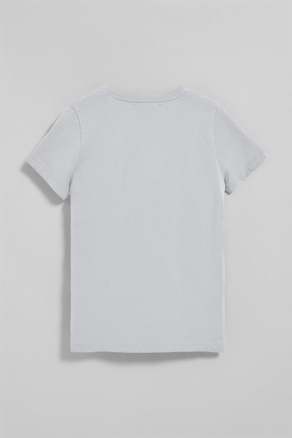 White V-neck short-sleeve tee with Rigby Go embroidery - Image 7