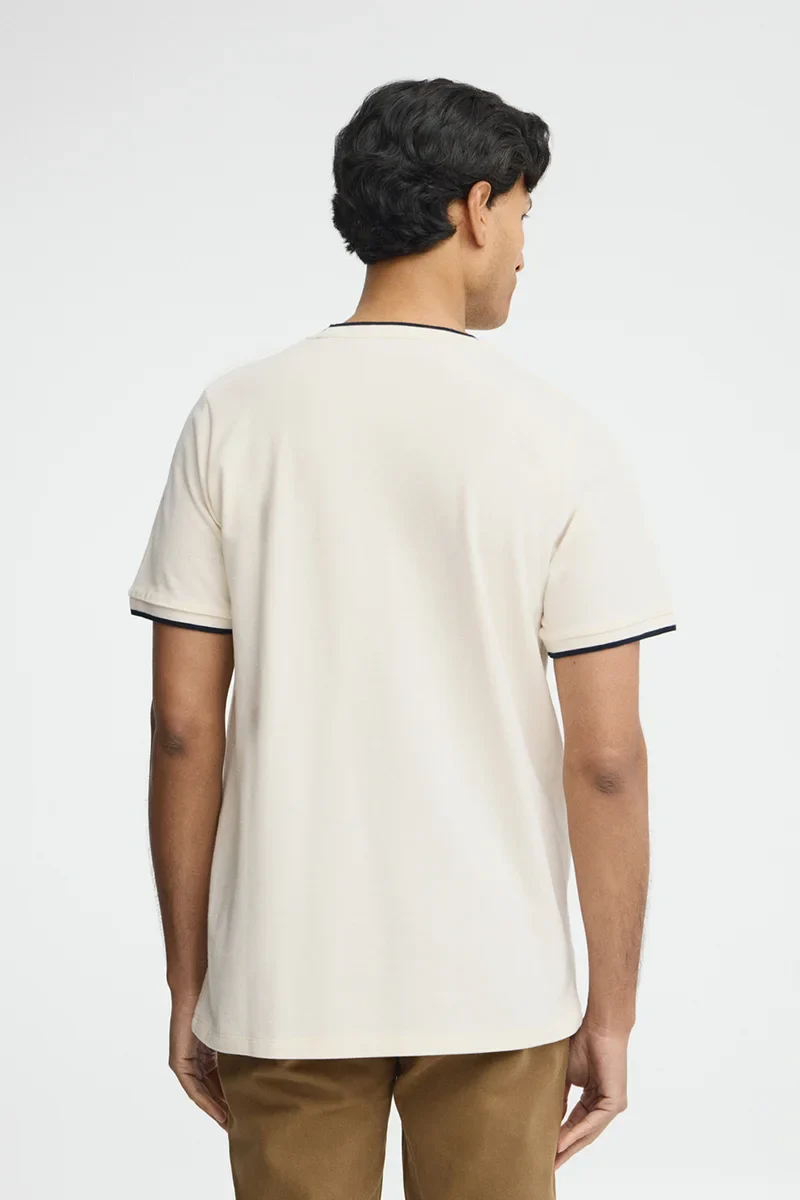 Nude pique T-shirt with Rigby Go logo - Image 4