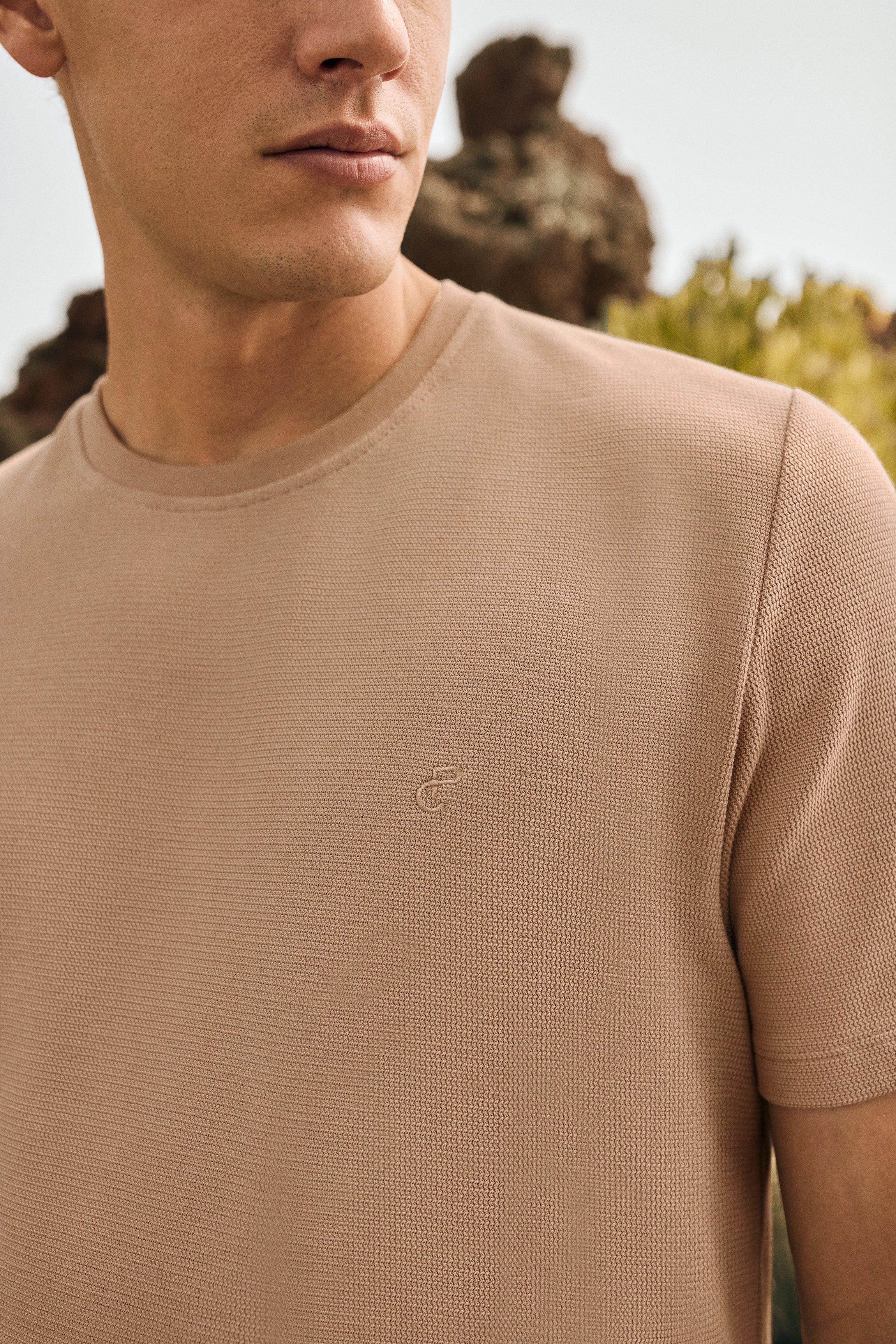 Light-brown Sami tee with Polo Club monogram embroidery - Image 2