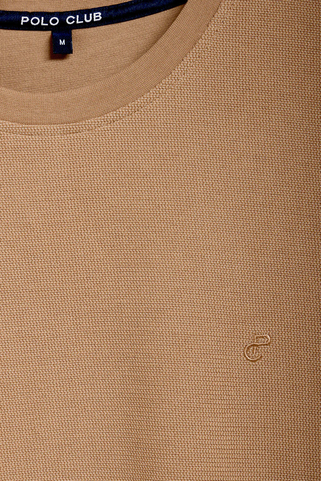 Light-brown Sami tee with Polo Club monogram embroidery - Image 4