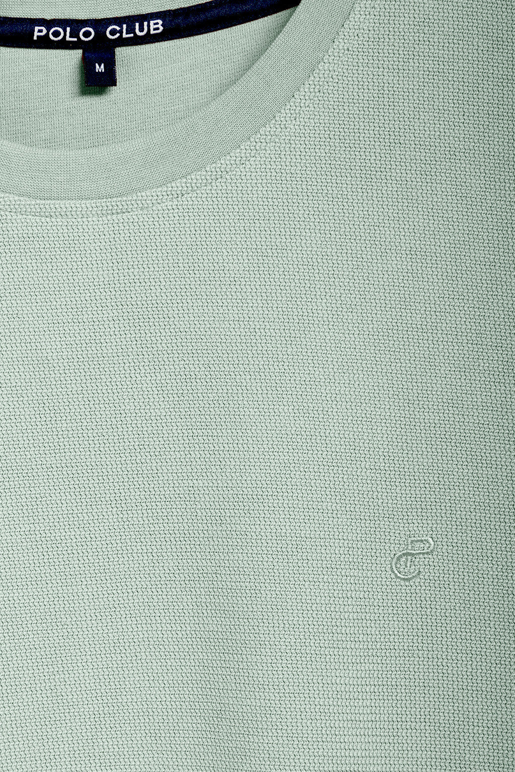 Light-green Sami tee with Polo Club monogram embroidery - Image 4