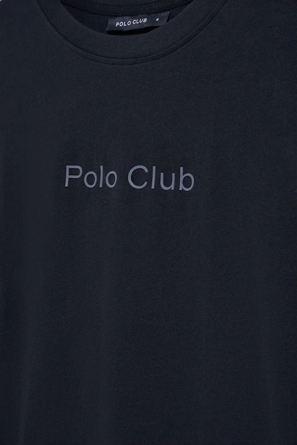 Navy-blue round-neck short-sleeve tee with Polo Club logo - Image 7