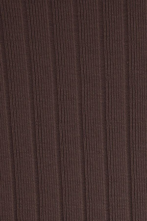 Chocolate sleeveless ribbed T-shirt with V-neck and Polo Club logo - Image 11