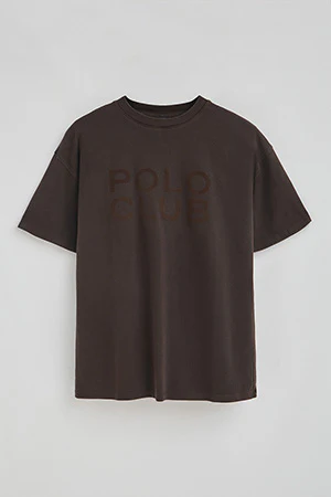 Chocolate T-shirt Tarak with Polo Club logo - Image 9
