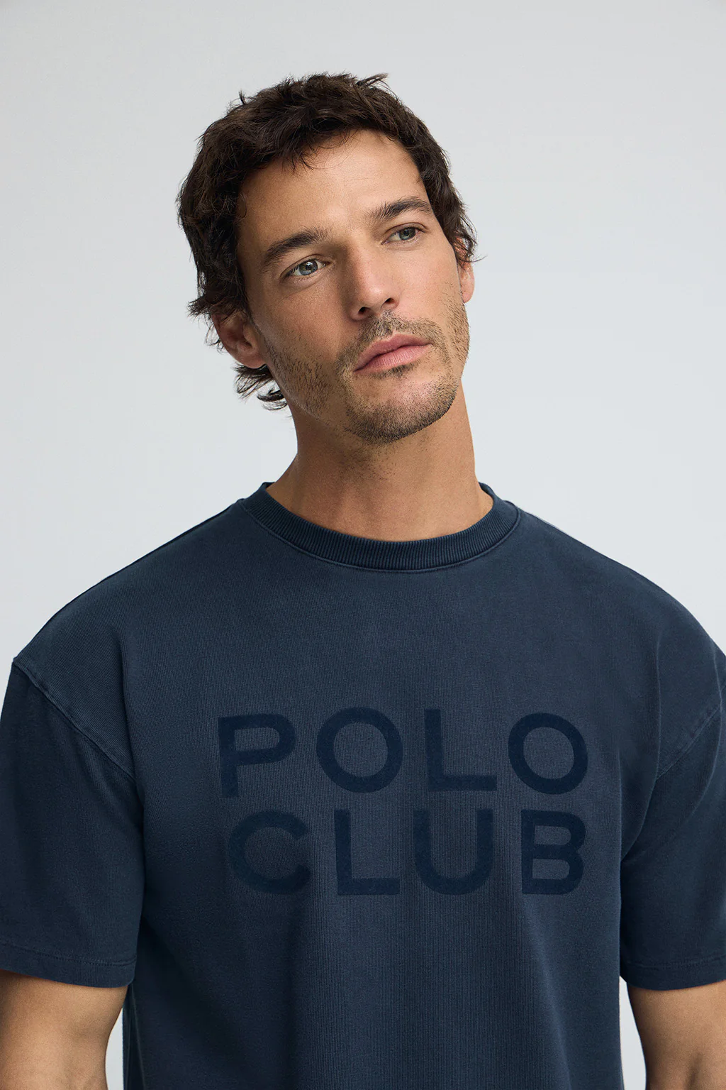 Navy-blue T-shirt Tarak with Polo Club logo - Image 3