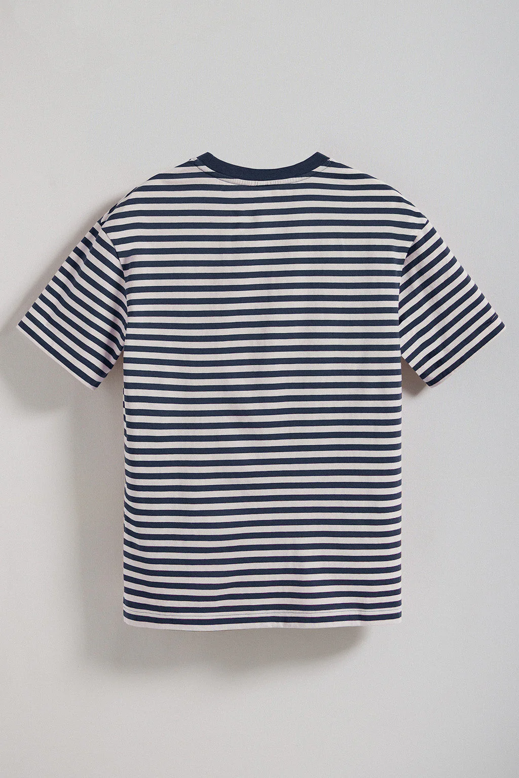 White & blue striped sailor Timothee tee with Polo Club detail - Image 11
