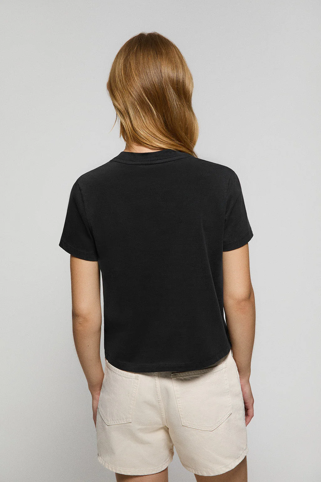 Black boxy-fit Tori tee with Regular Block Polo Club rubberised print - Image 5