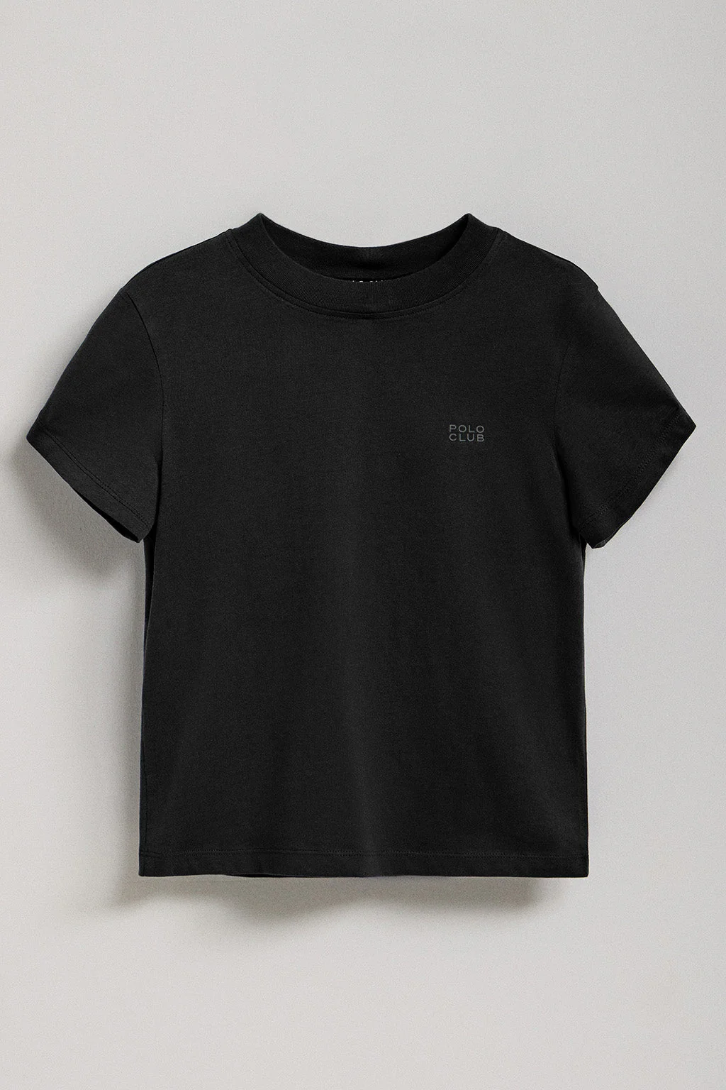 Black boxy-fit Tori tee with Regular Block Polo Club rubberised print - Image 6