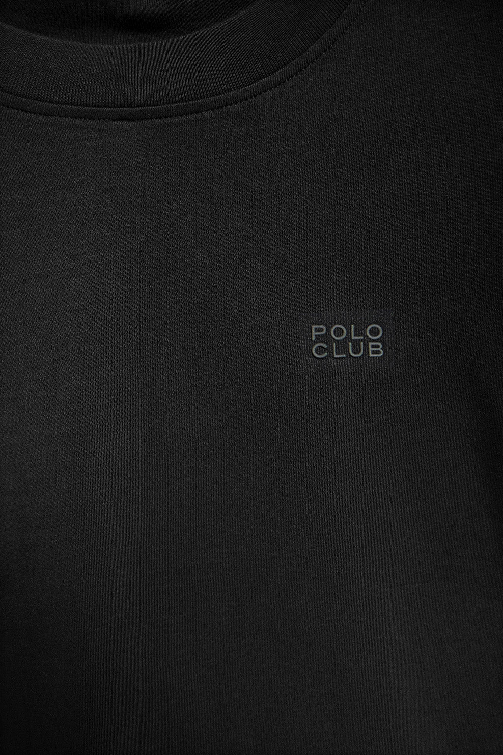 Black boxy-fit Tori tee with Regular Block Polo Club rubberised print - Image 7