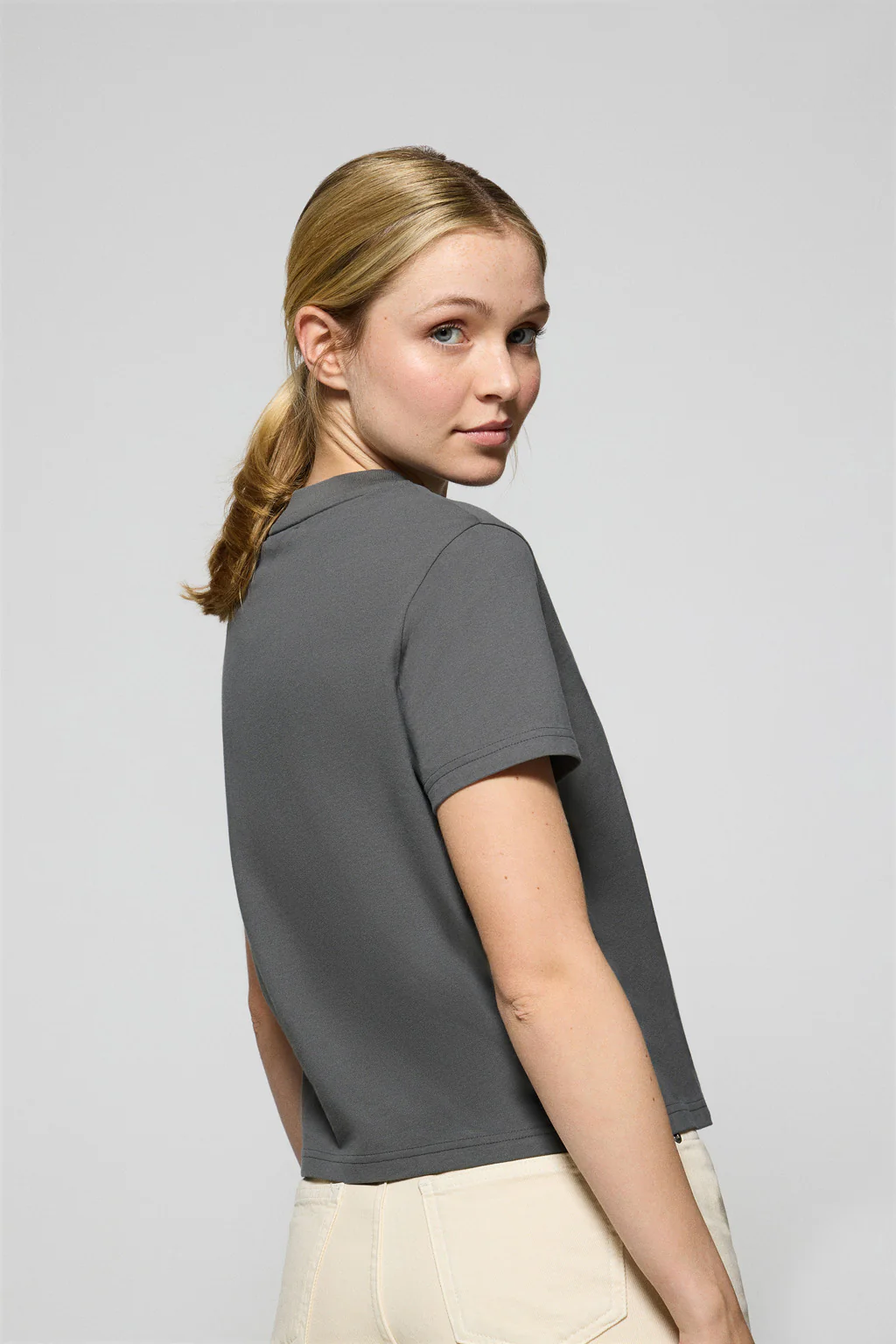 Asphalt-grey T-shirt Tori with Polo Club Minimal Combo logo - Image 2