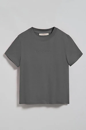 Asphalt-grey T-shirt Tori with Polo Club Minimal Combo logo - Image 9