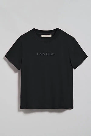 Black T-shirt Tori with Polo Club Minimal Combo logo - Image 11