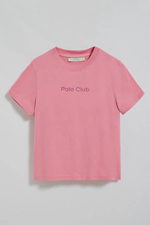 Pink tee T-shirt with Polo Club Minimal Combo logo - Image 10