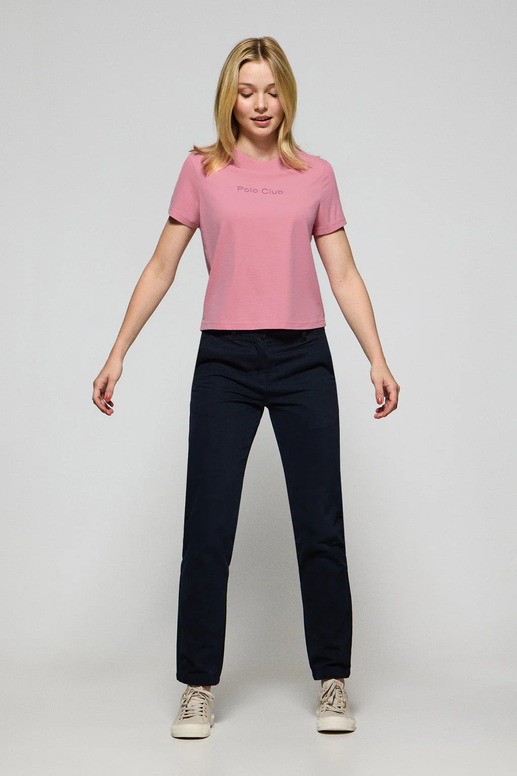 Pink tee T-shirt with Polo Club Minimal Combo logo - Image 4
