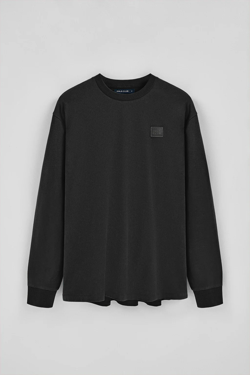 Black loose-fit T-shirt with Polo Club detail - Image 7