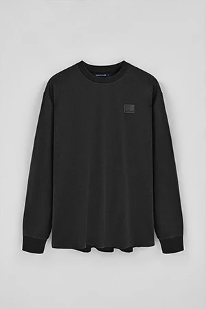Black loose-fit T-shirt with Polo Club detail - Image 8