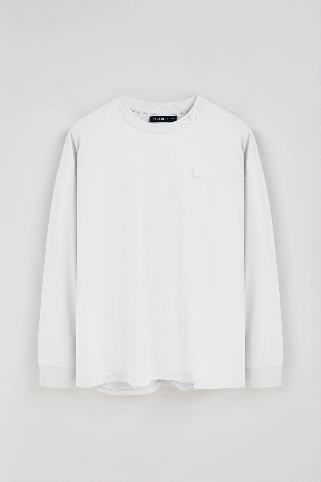 White loose-fit T-shirt with Polo Club detail - Image 5