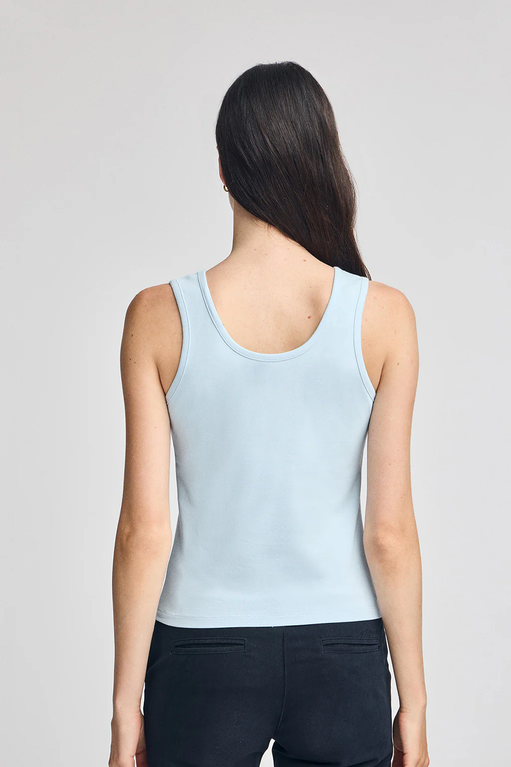 Light-blue tank top with Rigby Go embroidery - Image 2