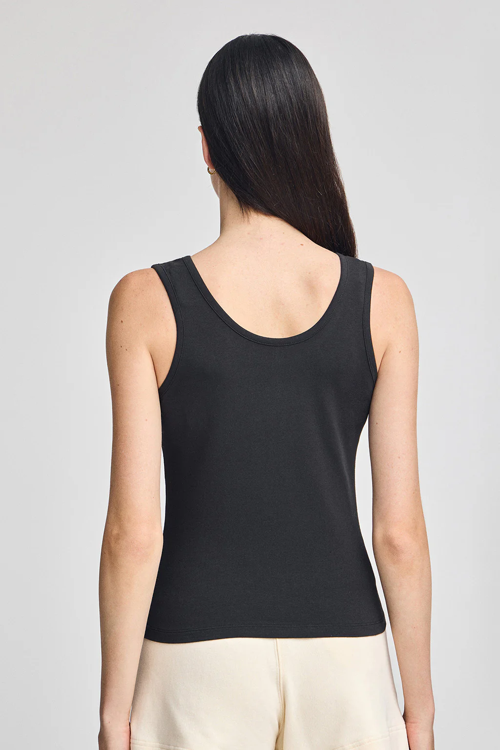Black tank top with Rigby Go embroidery - Image 2