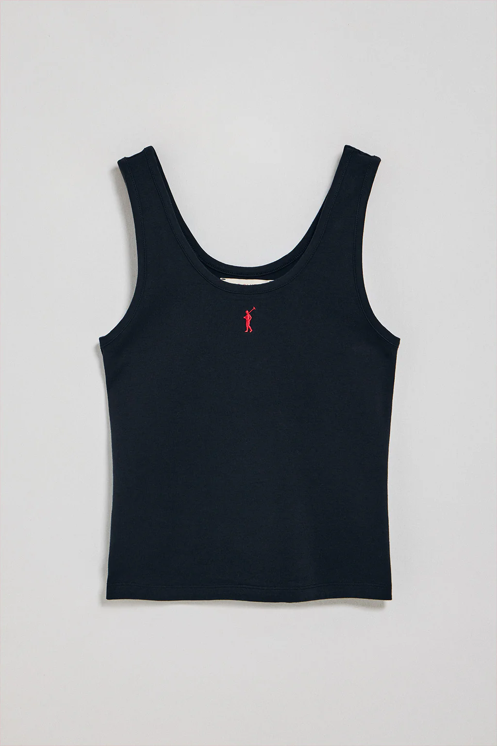 Navy-blue tank top with Rigby Go embroidery - Image 5