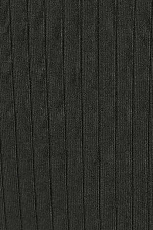 Black ribbed tanker top Tamika with Polo Club pearly button - Image 9